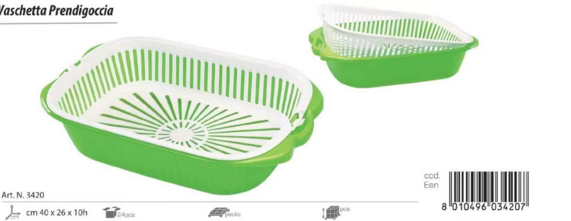 Colino con vaschetta raccogligocce – 019328