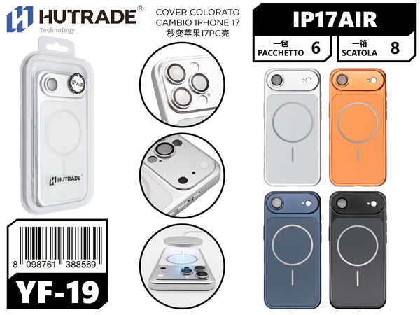 YF-19 COVER COLORATO CAMBIO IPHONE 17 A MAGSAFE IP17 AIR