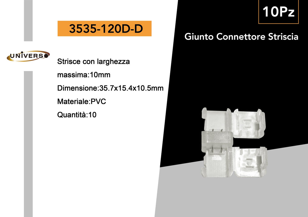 Connettore per strisce LED – 3535-120D-D