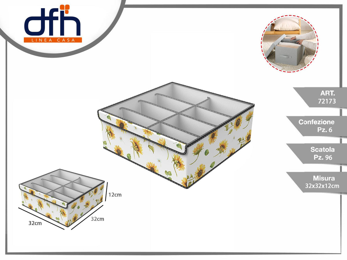 ORGANIZER PER ARMADIO 32 32 12 cm 8SCOMPARTI