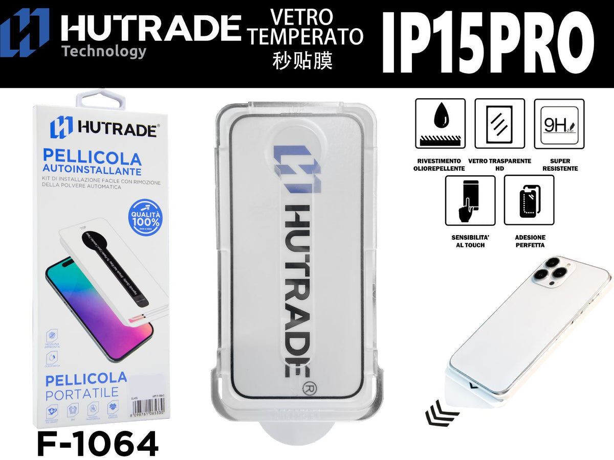 PELLICOLA DI VETRO IP15 PRO