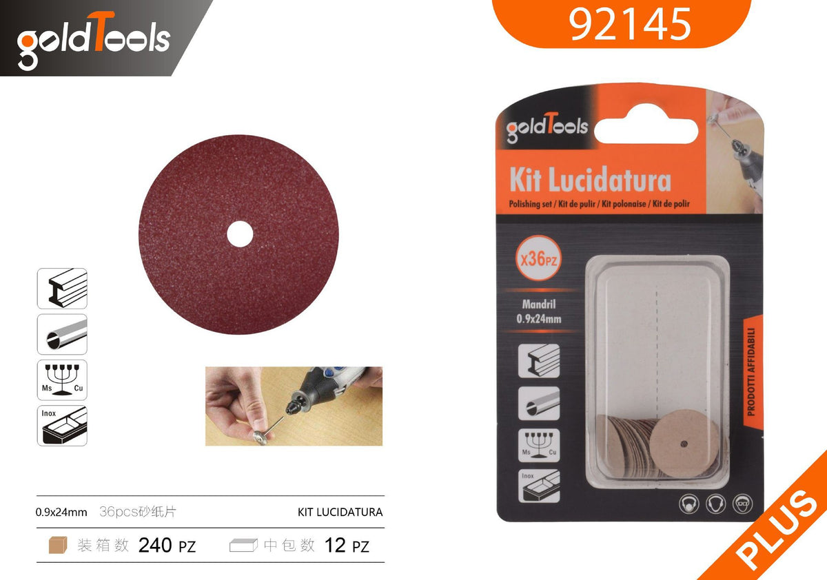 Abrasivi e accessori lucidatura – art. 92145