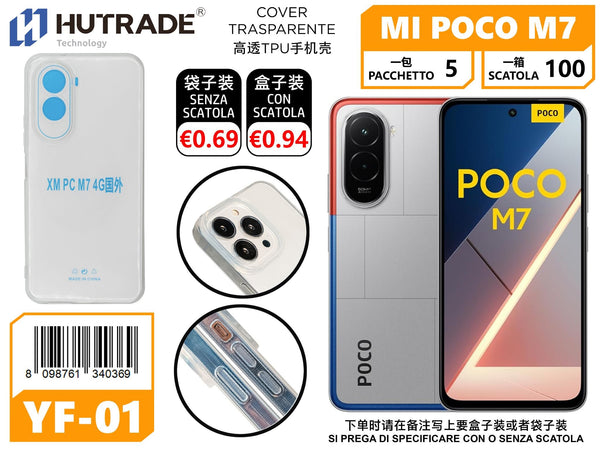 COVER TRASPARENTE MI POCO M7 4G – YF01 011984