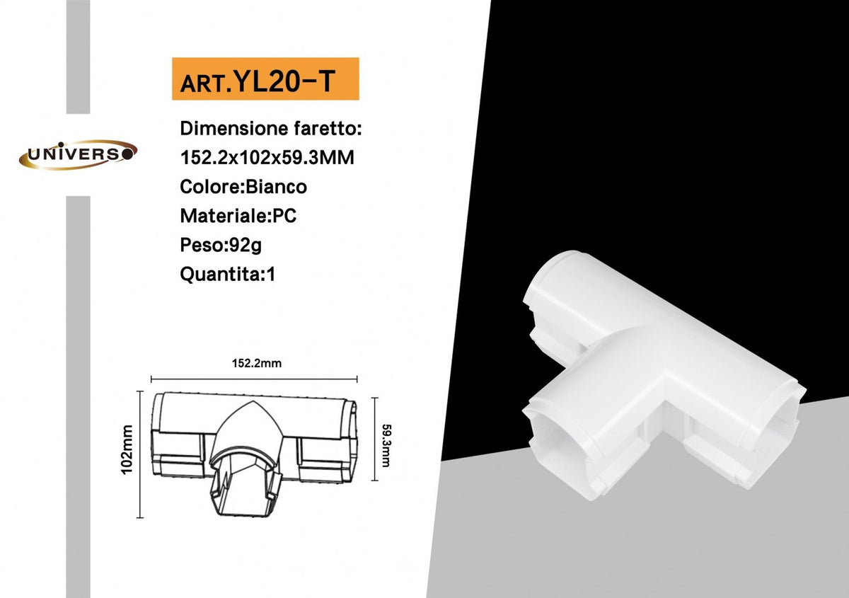 Connettore per illuminazione – YL20-T