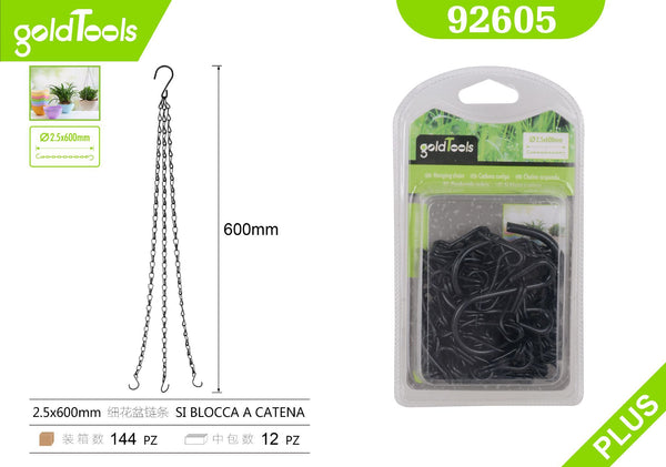 Catene portavasi 2.5MM, 60CM – art. 92605