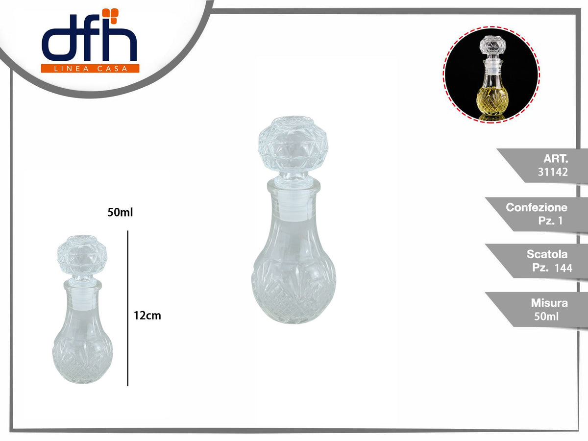 BOTIGLIA IN VETRO 50 ml