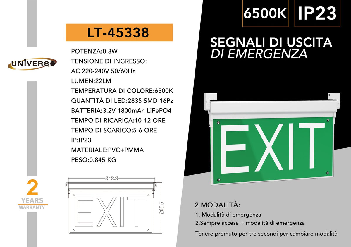 Lampada di emergenza – LT-45338