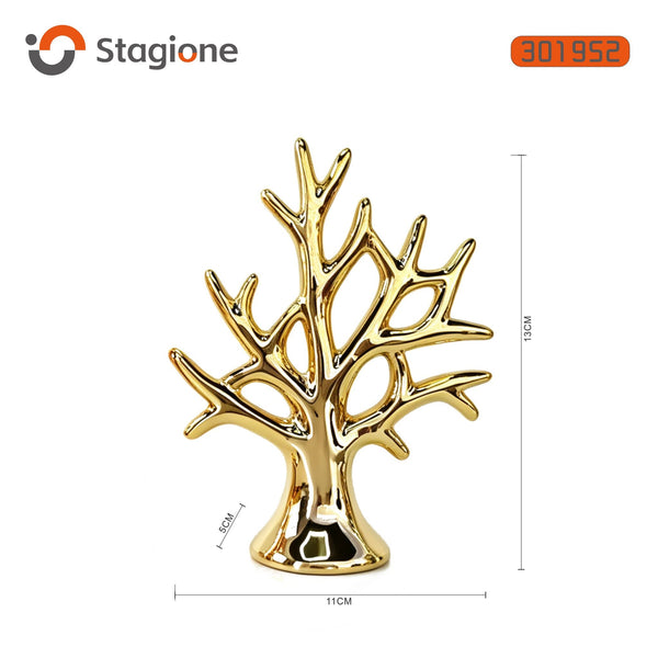 Soprammobile dorato albero della vita