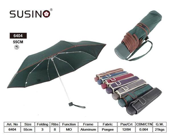 Ombrello pieghevole manuale Susino6404, assortito