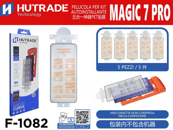 F-1082 PELLICOLA DI VETRO AUTOINSTALLANTE HONOR MAGIC 7 PRO