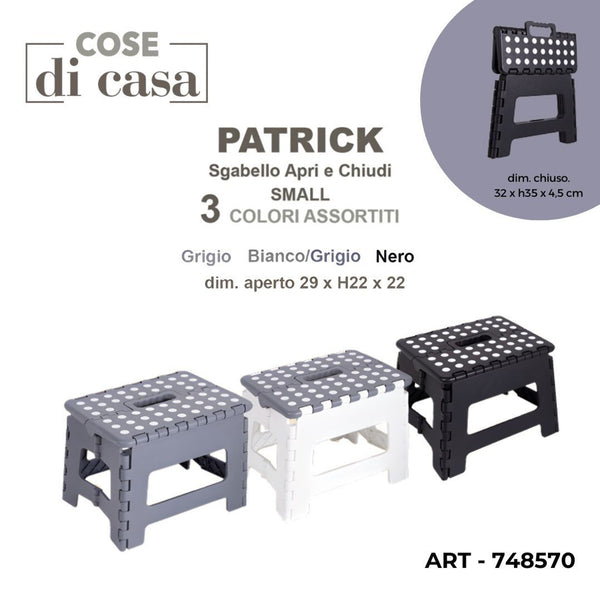 Patrick sgabello apri e chiudi small colori assortiti