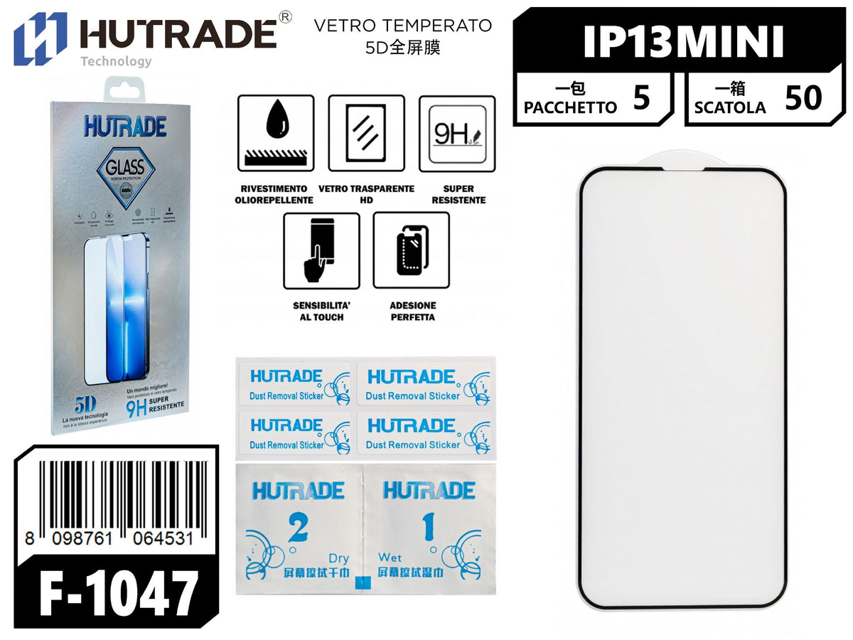 PELLICOLA DI VETRO 5D IP13 MINI – F1047 530008