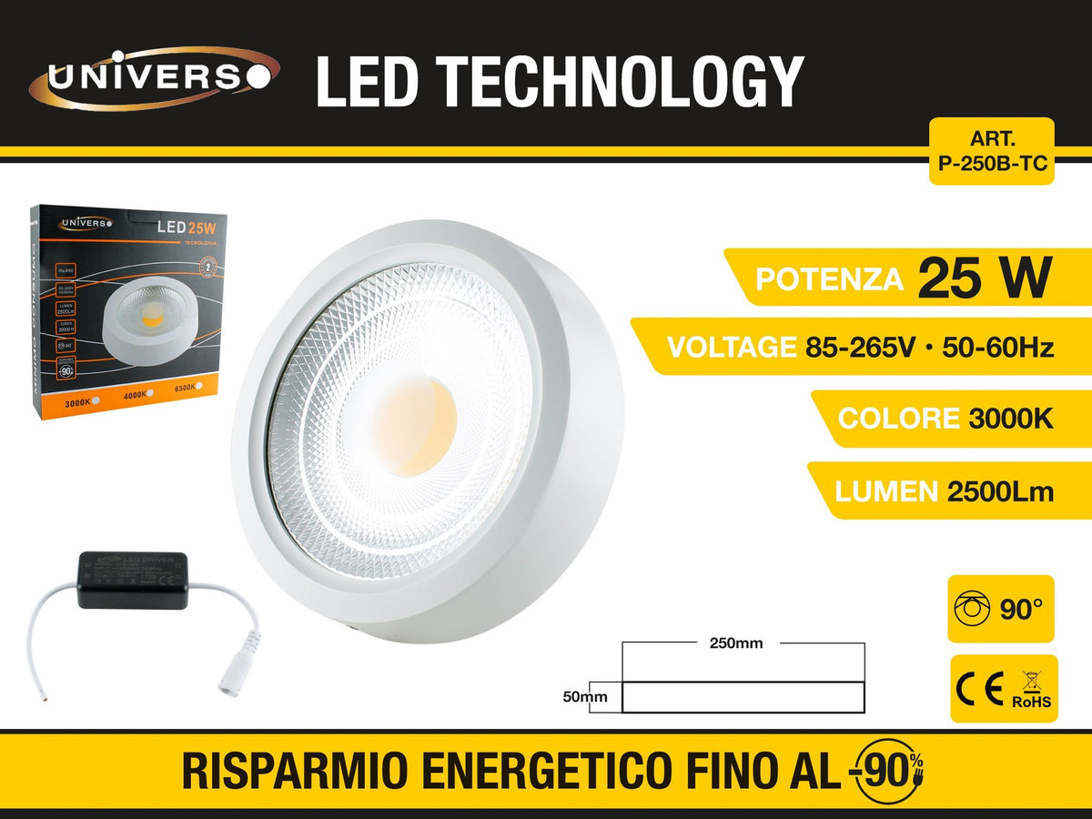 LED Panel Cob Universo – P250B-TC