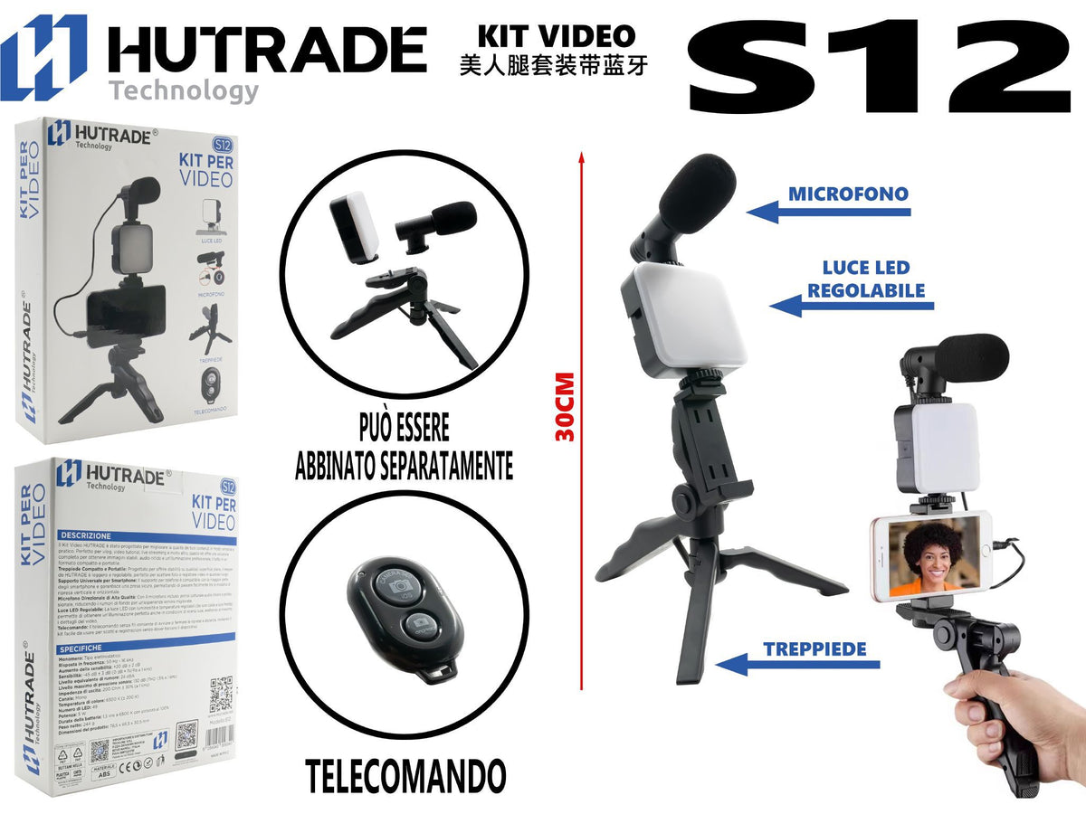 KIT SELFIE VIDEO CON LUCE – S12