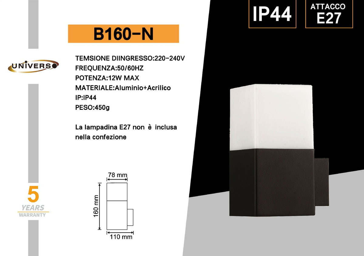 Applique da esterno – B160-N