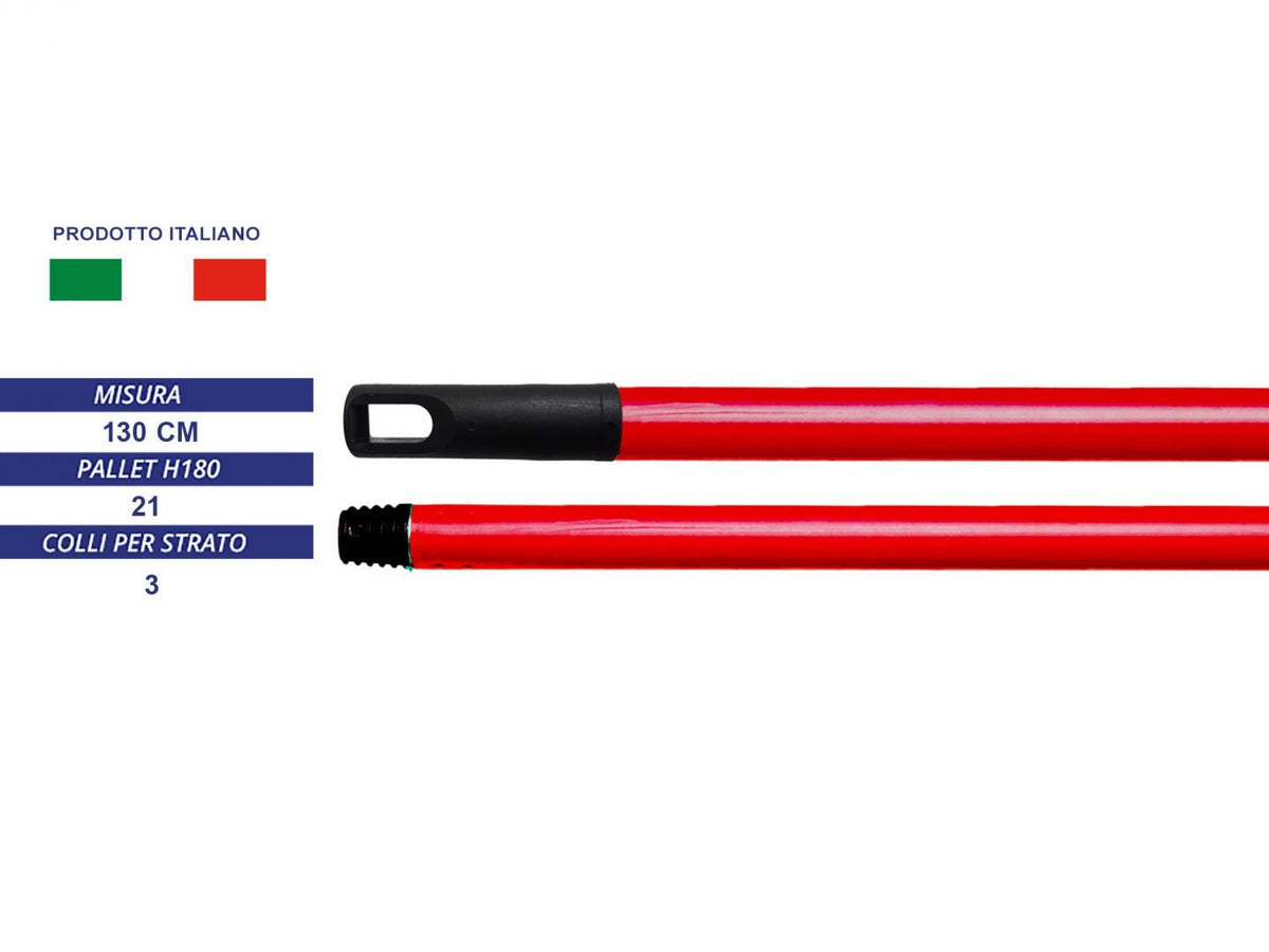Manico metallo 130/020 rosso