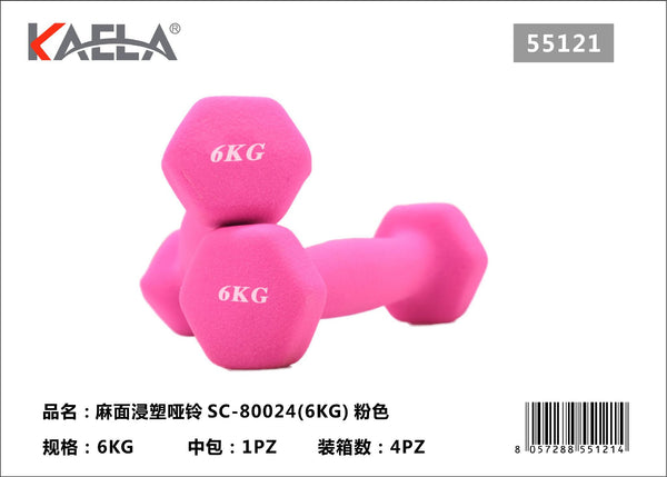 Manubri e pesi 6KG – art. 55121