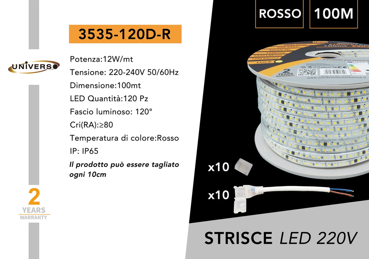 Connettore per strisce LED – 3535-120D-R