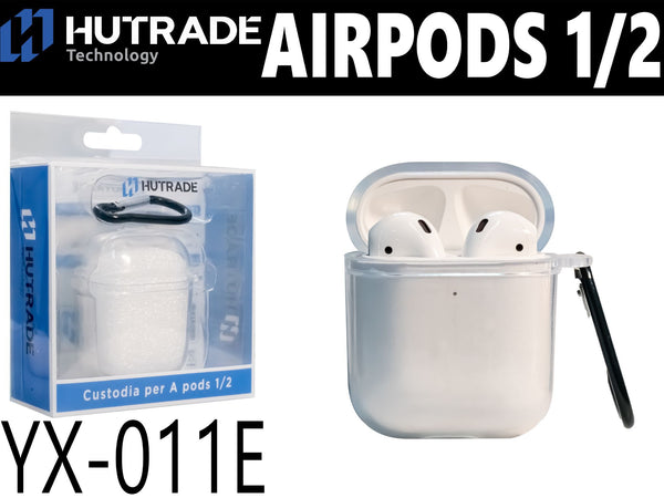 CUSTODIA PER AIRPODS 1 / 2 TRASPARENTE – YX011E 000000