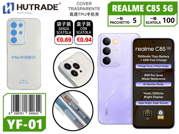 COVER TRASPARENTE REALME C85 5G