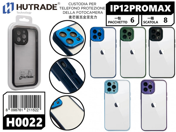 COVER BORDO CROMATO IP12 PRO MAX – H0022 038802