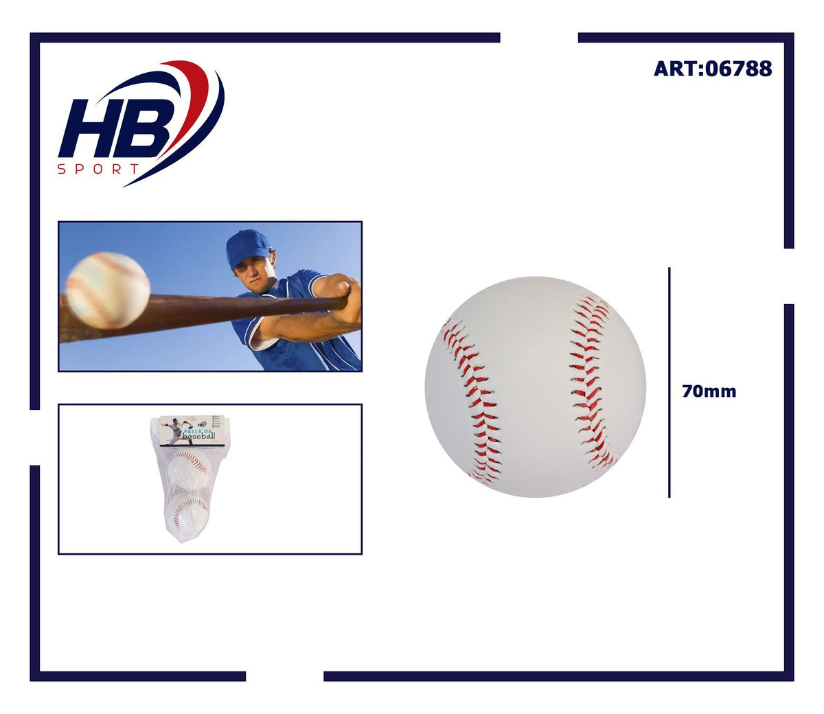 PALLA DA BASEBALL 2 pz