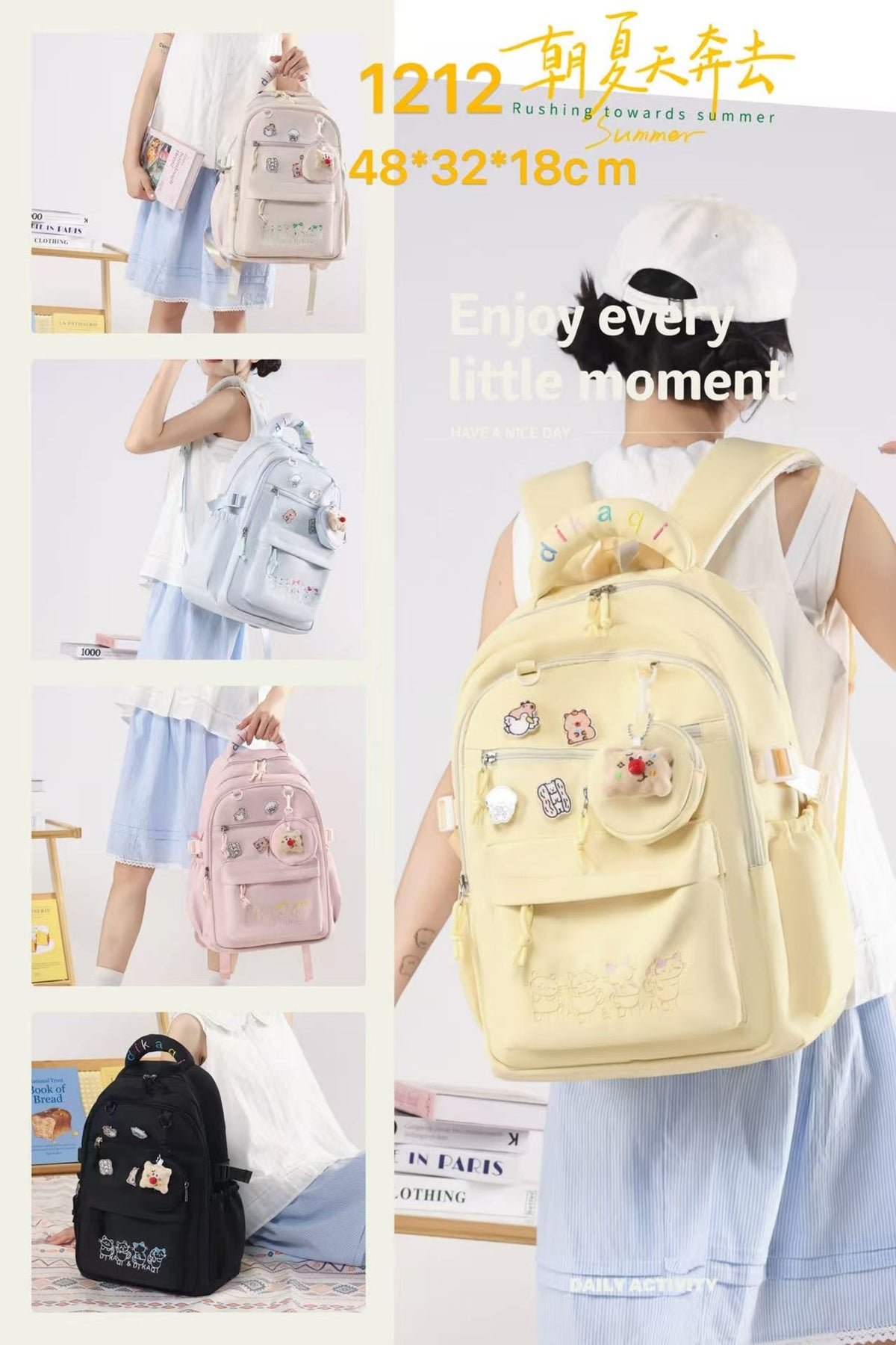 Zaino con tasche frontali · art. EC22112