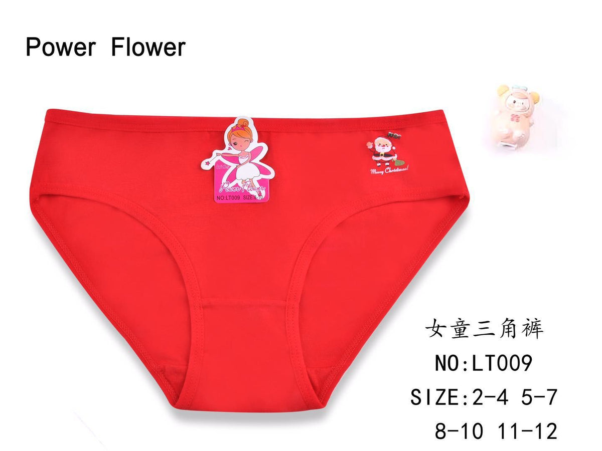 Slip bambina rosso LT009