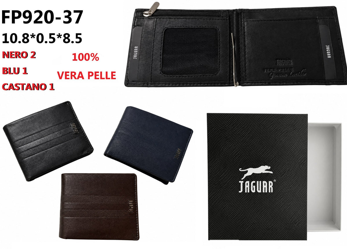 Portafoglio in pelle Jaguar PF920-37