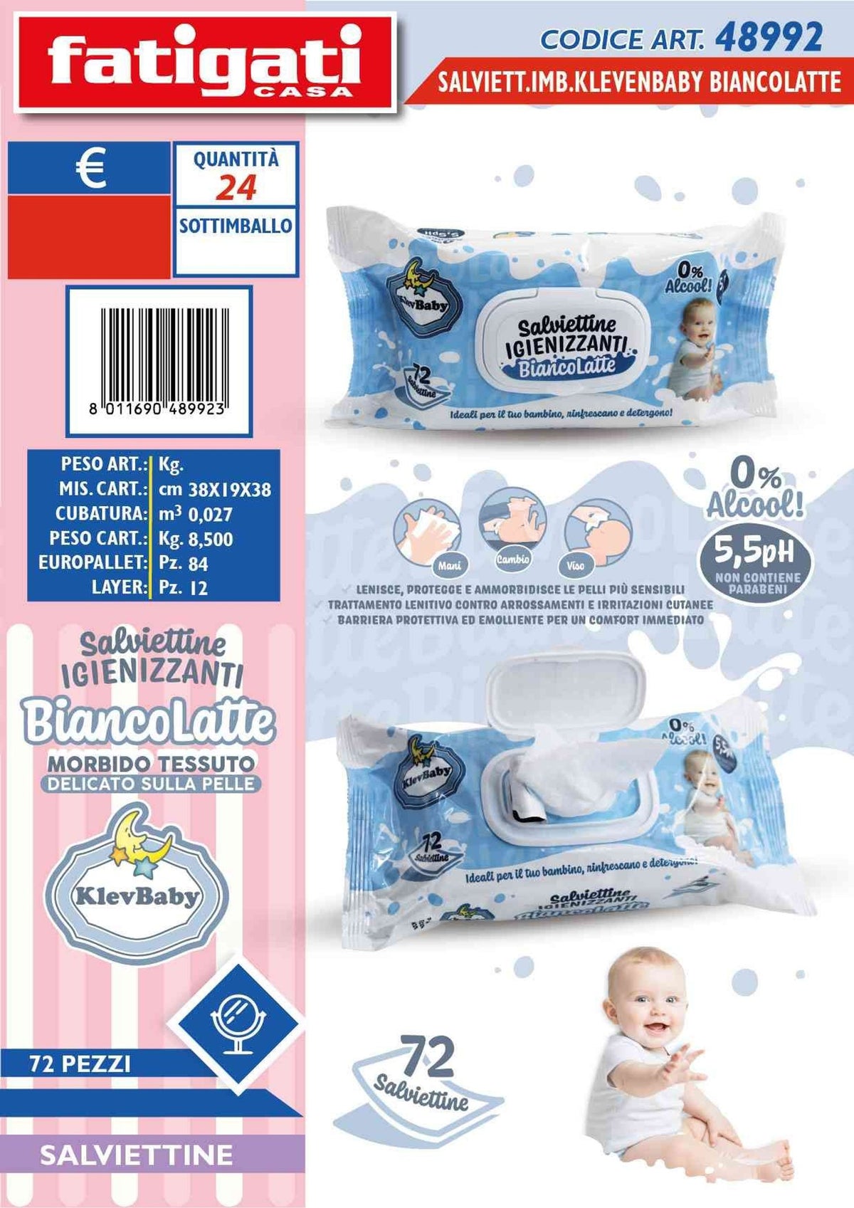 Salviett.imb.klevenbaby biancolatte