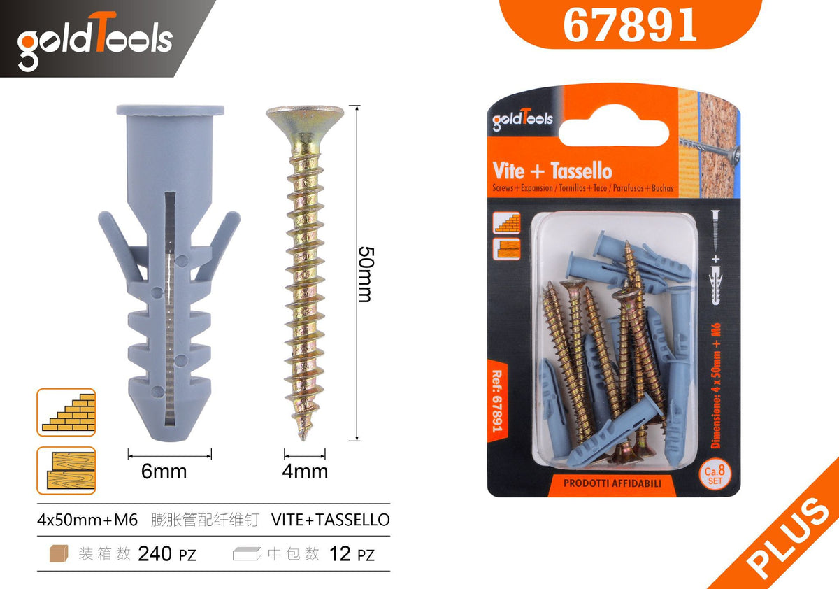 Viti con tasselli – art. 67891