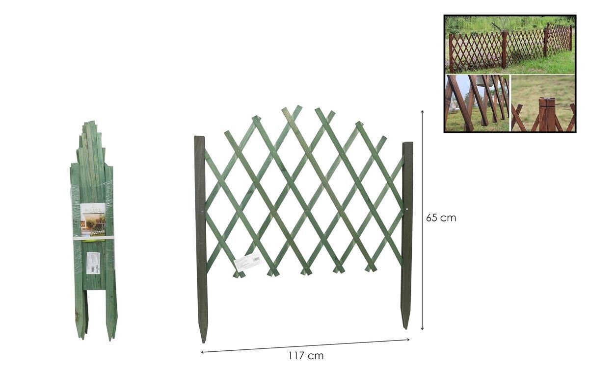 TRALICCI ESTENDIBILE IN LEGNO 117 × 65 cm