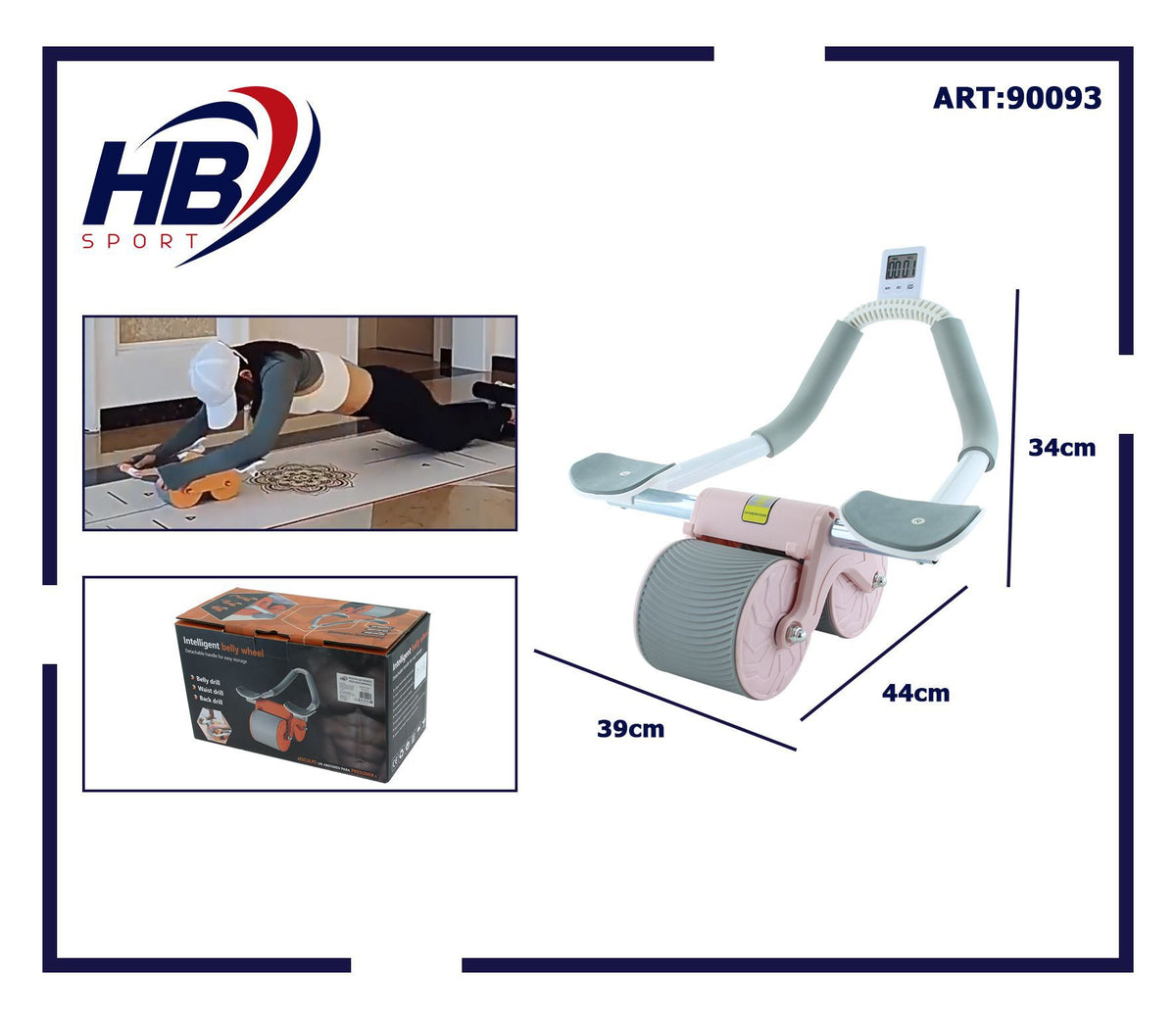 Ruota ab wheel per addominali