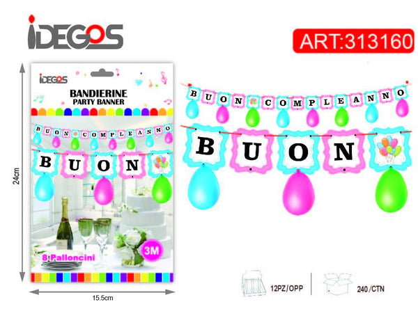 Festone a tema palloncini