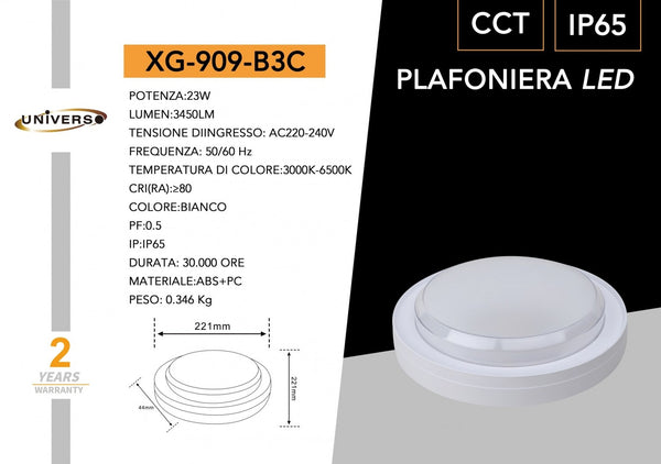 Applique Esterno Universo – XG-909-B3C
