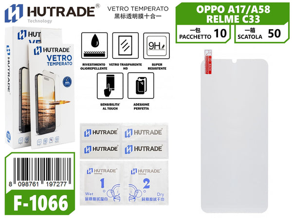 PELLICOLA DI VETRO OPPO A17/A58/REALME C33