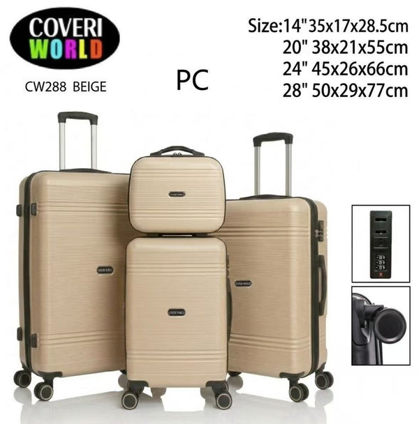 Coveri World CW288, set di 4 pezzi