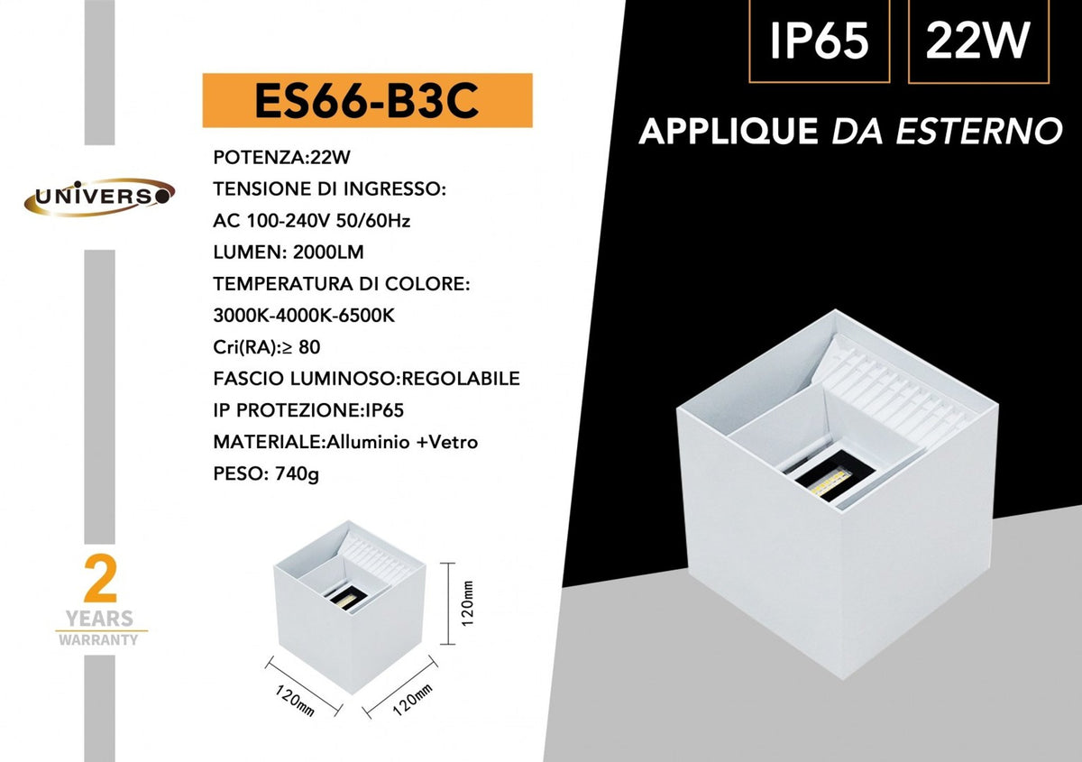Applique da esterno – ES66-B3C