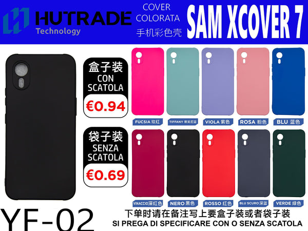 COVER COLORATA TPU SAM X COVER 7 – YF02 006871