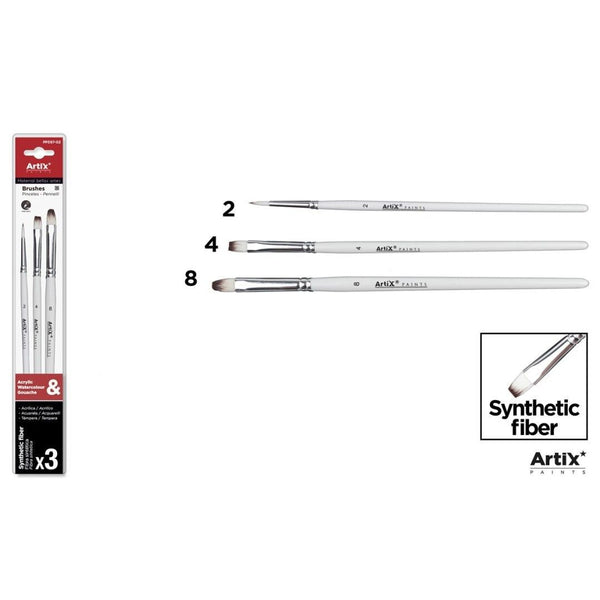 Artix, pennelli professionali 19,5 cm