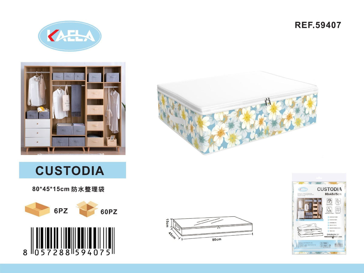 Borsa organizer per riporre tessili