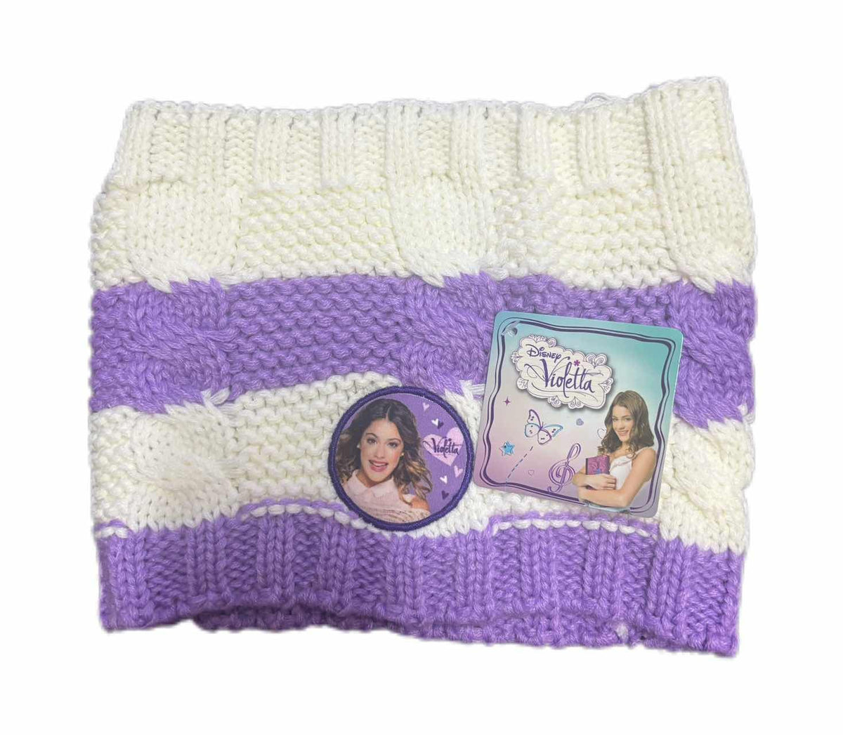 Scaldacollo Violetta a righe
