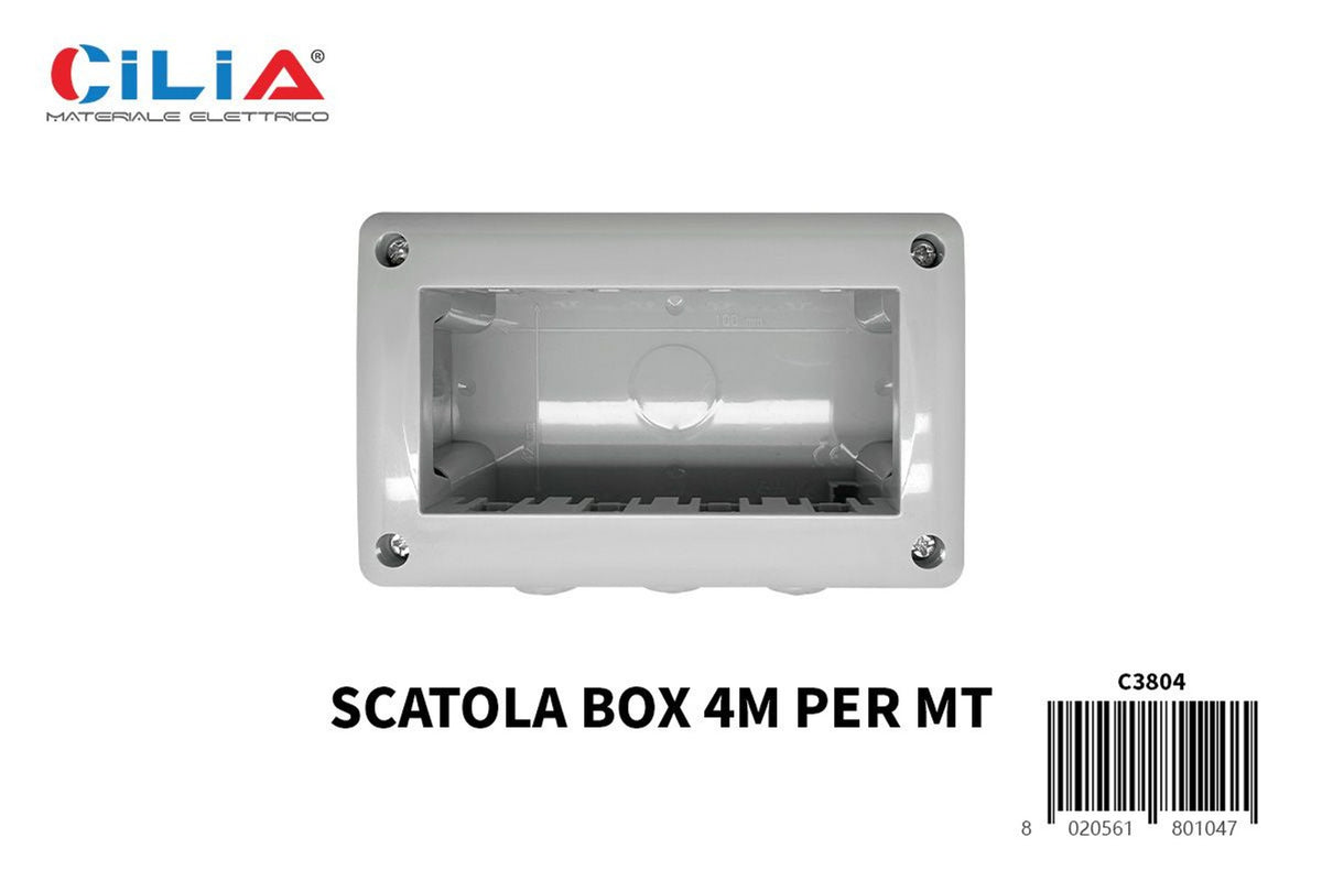 Scatola elettrica C3804, 4 moduli