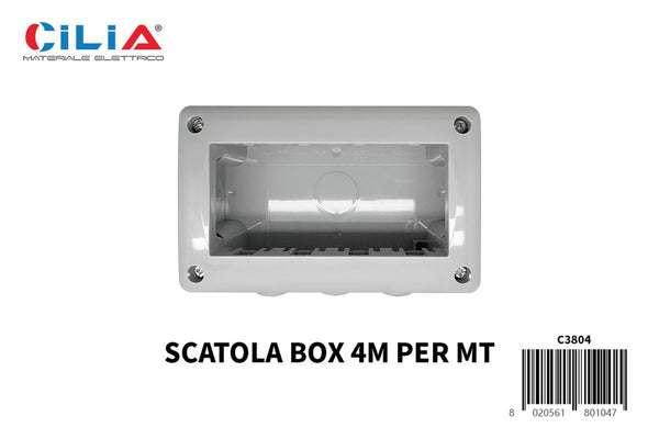 Scatola elettrica C3804, 4 moduli
