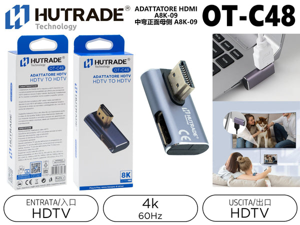 OT-C48 ADATTATORE HDMI A8K-09