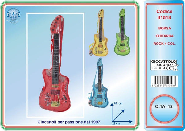 Chitarra Rock giocattolo in borsa LIP41518