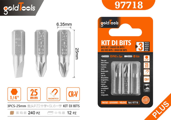 Inserti di avvitatura 25MM – art. 97718
