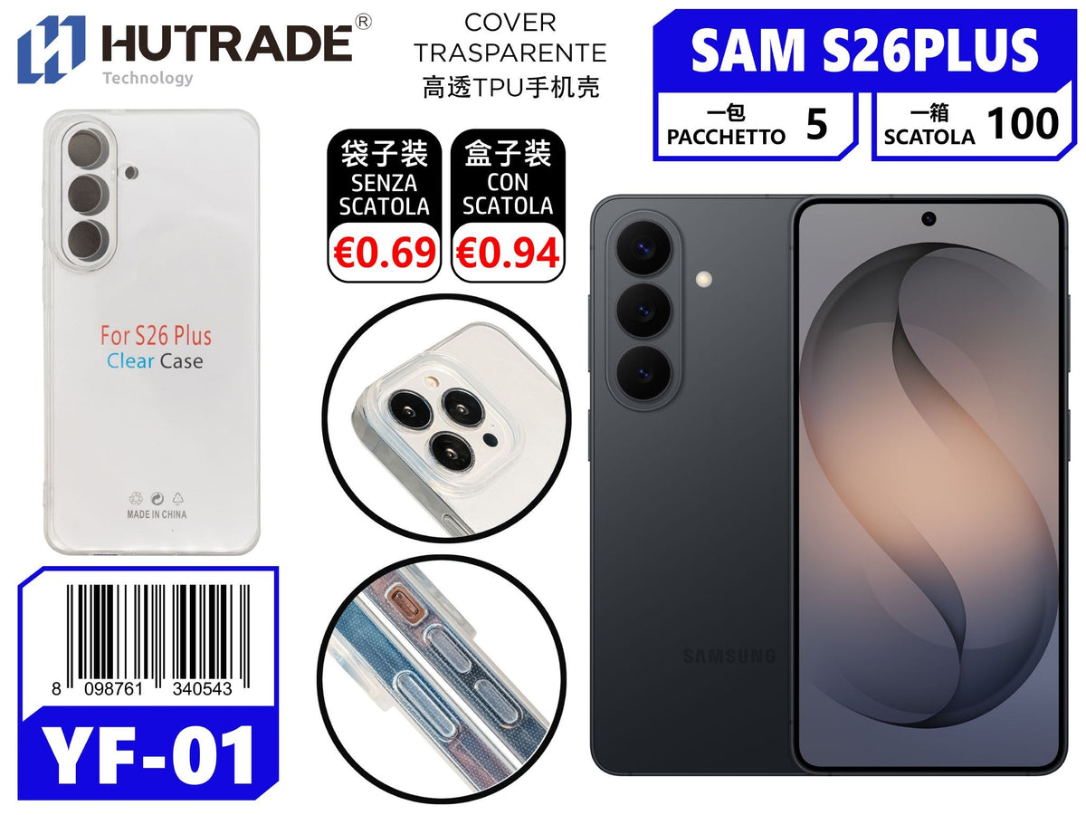 COVER TRASPARENTE SAM S26 PLUS – YF01 012018