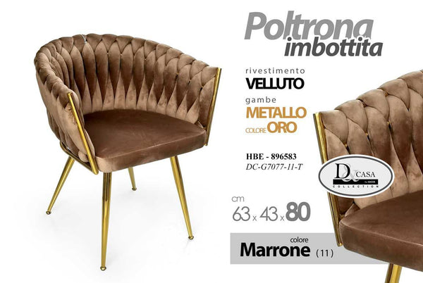 Poltrona DC-G7077 63 × 43 × 80 cm