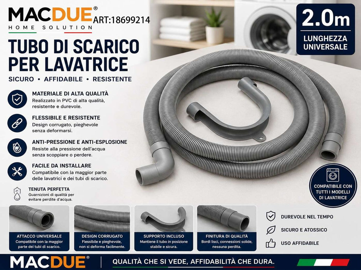 Tubo di Scarico per Bavatrice